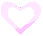 a spining blue and pink heart